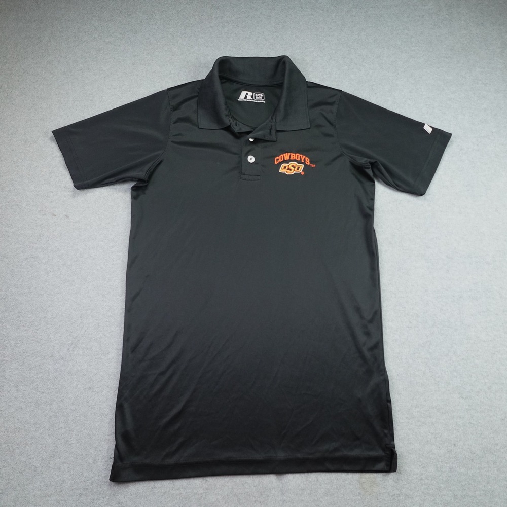 Oklahoma State Cowboys Men Small Black Sporty NCAA OSU Russell